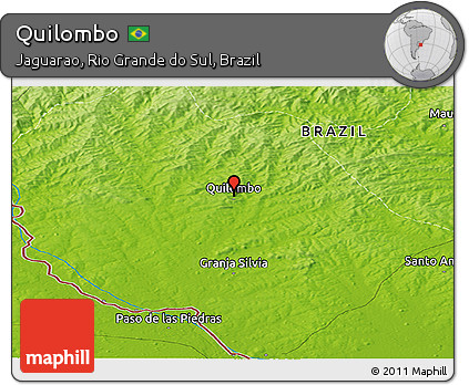 Physical Panoramic Map of Quilombo