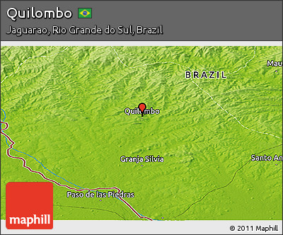 Physical Panoramic Map of Quilombo
