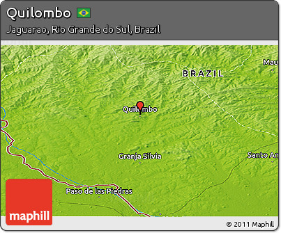 Physical Panoramic Map of Quilombo