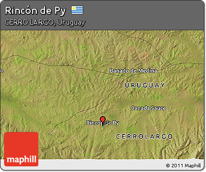 Satellite 3D Map of Rincón De Py