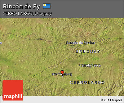 Satellite 3D Map of Rincón De Py