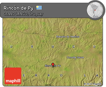 Satellite Map of Rincón De Py