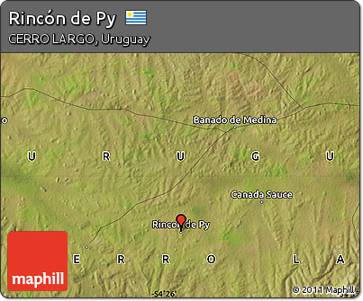 Satellite Map of Rincón De Py
