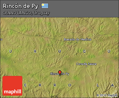 Satellite Map of Rincón De Py