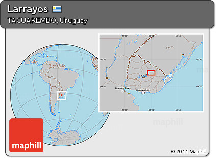 Gray Location Map of Larrayos