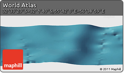 Satellite Panoramic Map of the Area around 32° 17' 31" S, 56° 10' 29" E