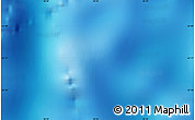 Shaded Relief Map of the area around 32° 17' 31" S, 58° 43' 30" E