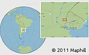Savanna Style Location Map of Basavilbaso