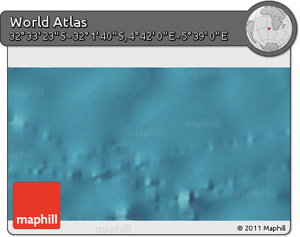 Satellite 3D Map of the Area around 32° 17' 31" S, 5° 10' 30" E