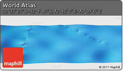 Physical Panoramic Map of the Area around 32° 17' 31" S, 73° 10' 30" E