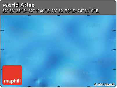 Physical Map of the Area around 32° 17' 31" S, 74° 1' 30" E