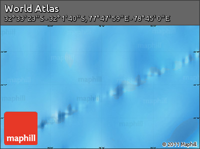 Physical Map of the Area around 32° 17' 31" S, 78° 16' 30" E