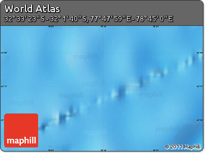 Physical Map of the Area around 32° 17' 31" S, 78° 16' 30" E