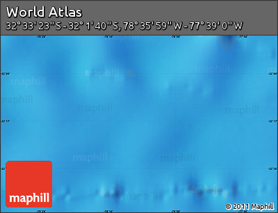 Physical Map of the Area around 32° 17' 31" S, 78° 7' 30" W