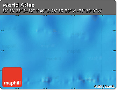 Physical Map of the Area around 32° 17' 31" S, 78° 7' 30" W