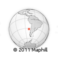 Outline Map of the Area around 32° 17' 31" S, 78° 7' 30" W, rectangular outline