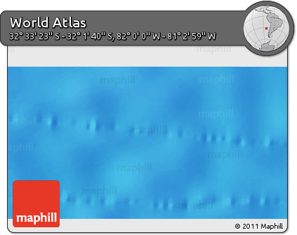 Physical 3D Map of the Area around 32° 17' 31" S, 81° 31' 30" W