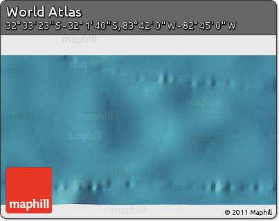 Satellite 3D Map of the Area around 32° 17' 31" S, 83° 13' 29" W