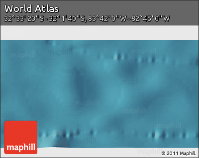 Satellite 3D Map of the Area around 32° 17' 31" S, 83° 13' 29" W