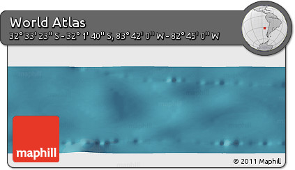 Satellite Panoramic Map of the Area around 32° 17' 31" S, 83° 13' 29" W