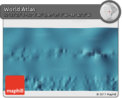 Satellite 3D Map of the Area around 32° 17' 31" S, 89° 10' 30" W