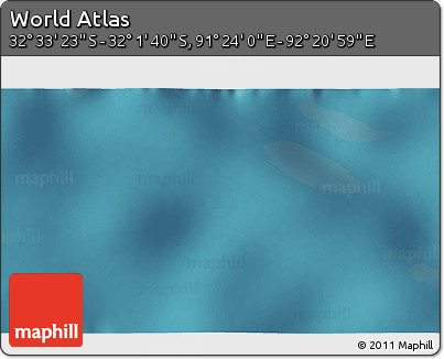 Satellite 3D Map of the Area around 32° 17' 31" S, 91° 52' 30" E