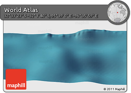 Satellite Panoramic Map of the Area around 32° 17' 31" S, 96° 7' 30" E