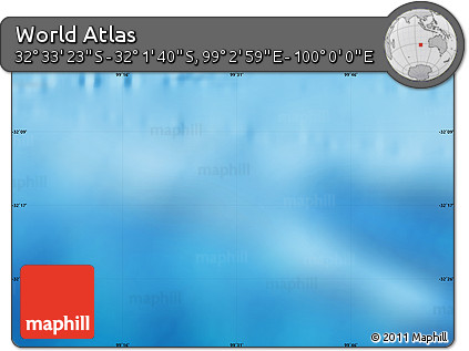 Physical Map of the Area around 32° 17' 31" S, 99° 31' 30" E