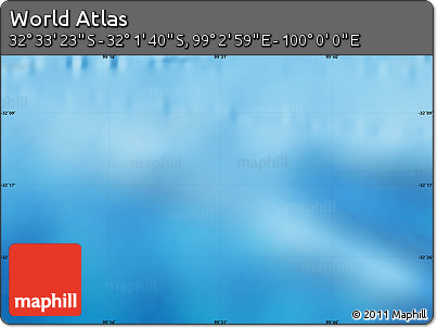 Physical Map of the Area around 32° 17' 31" S, 99° 31' 30" E