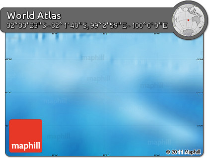 Shaded Relief Map of the Area around 32° 17' 31" S, 99° 31' 30" E