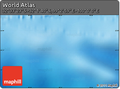Shaded Relief Map of the Area around 32° 17' 31" S, 99° 31' 30" E