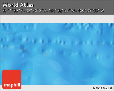 Political 3D Map of the Area around 32°&nbsp;45'&nbsp;51"&nbsp;S,&nbsp;101°&nbsp;4'&nbsp;29"&nbsp;W