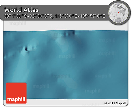 Satellite 3D Map of the Area around 32° 45' 51" S, 105° 28' 29" E