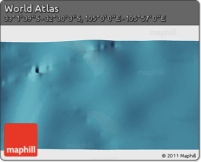 Satellite 3D Map of the Area around 32° 45' 51" S, 105° 28' 29" E