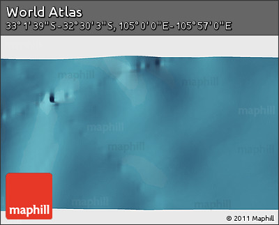 Satellite 3D Map of the Area around 32° 45' 51" S, 105° 28' 29" E