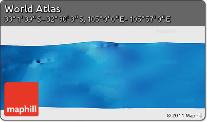 Physical Panoramic Map of the Area around 32° 45' 51" S, 105° 28' 29" E