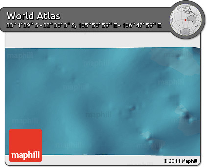 Satellite 3D Map of the Area around 32° 45' 51" S, 106° 19' 29" E