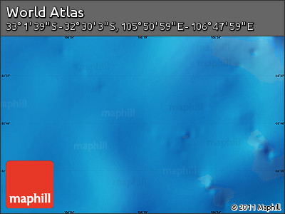 Physical Map of the Area around 32° 45' 51" S, 106° 19' 29" E
