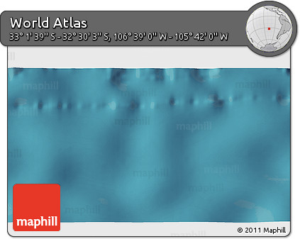 Satellite 3D Map of the Area around 32° 45' 51" S, 106° 10' 30" W