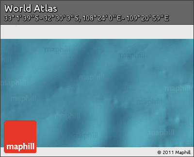 Satellite 3D Map of the Area around 32° 45' 51" S, 108° 52' 30" E
