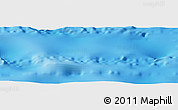 Shaded Relief Panoramic Map of the area around 32° 45' 51" S, 108° 43' 29" W