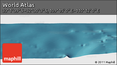 Satellite Panoramic Map of the Area around 32° 45' 51" S, 109° 43' 29" E