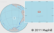 Gray Location Map of the area around 32° 45' 51" S, 109° 34' 29" W