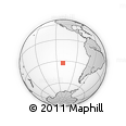 Outline Map of the Area around 32° 45' 51" S, 110° 25' 30" W, rectangular outline