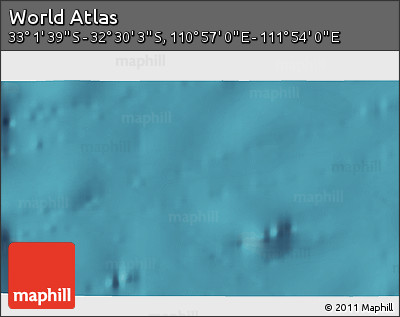 Satellite 3D Map of the Area around 32° 45' 51" S, 111° 25' 30" E