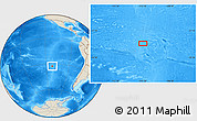 Shaded Relief Location Map of the area around 32° 45' 51" S, 112° 7' 30" W