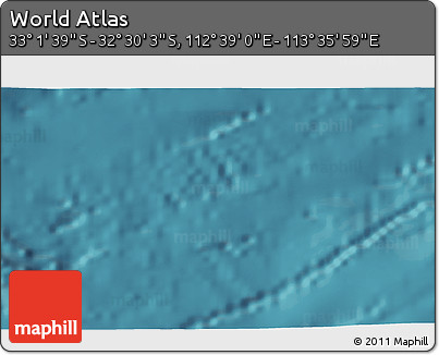 Satellite 3D Map of the Area around 32° 45' 51" S, 113° 7' 30" E