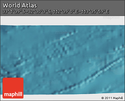 Satellite 3D Map of the Area around 32° 45' 51" S, 113° 7' 30" E