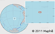 Gray Location Map of the area around 32° 45' 51" S, 113° 49' 29" W