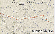 Shaded Relief Map of the area around 32° 45' 51" S, 116° 31' 30" E